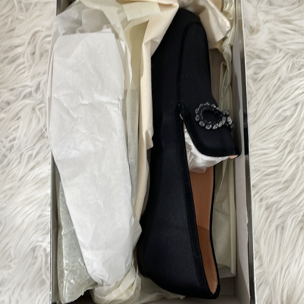 J. CREW Marie bow loafers in satin Size 8.5 New - Picture 3 of 16